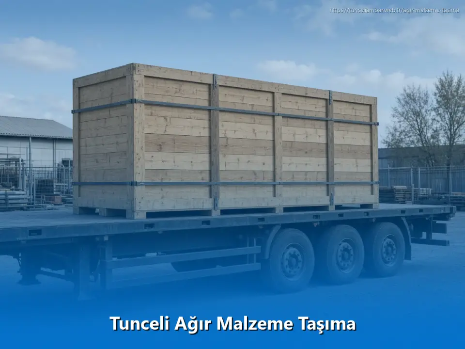 Tunceli Ağır Malzeme Taşıma
